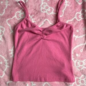 Edikted Pink Ruched Camisole